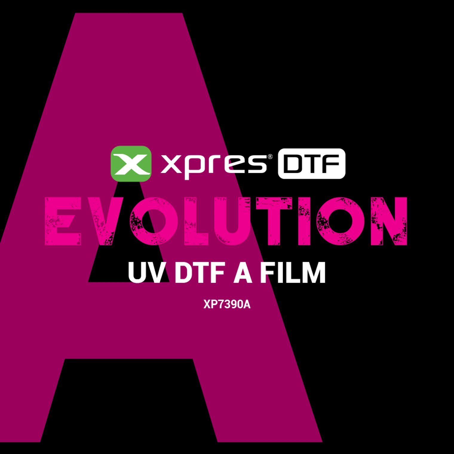 DTF hot peel film sticker A 1