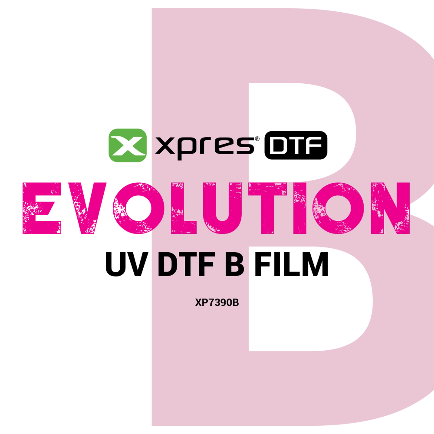 DTF hot peel film sticker B 1